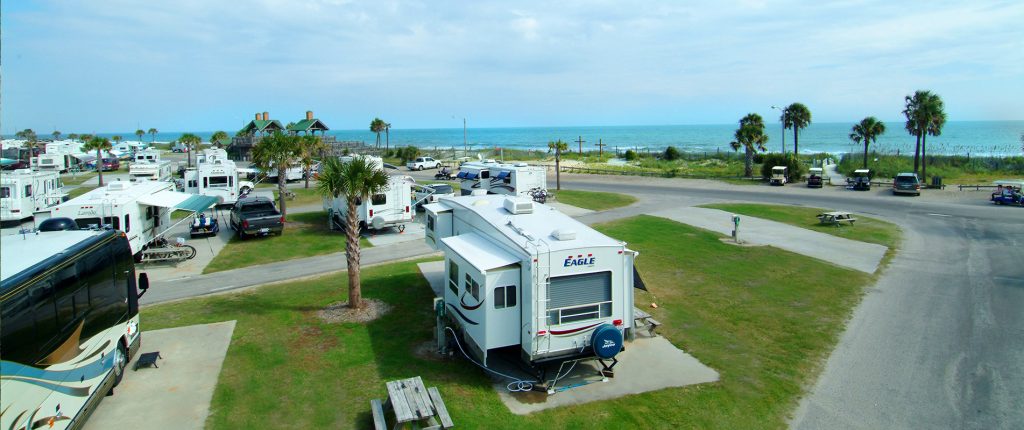 Ocean Lakes Family Campground Oceanfront RV park campsites at Ocean Lakes