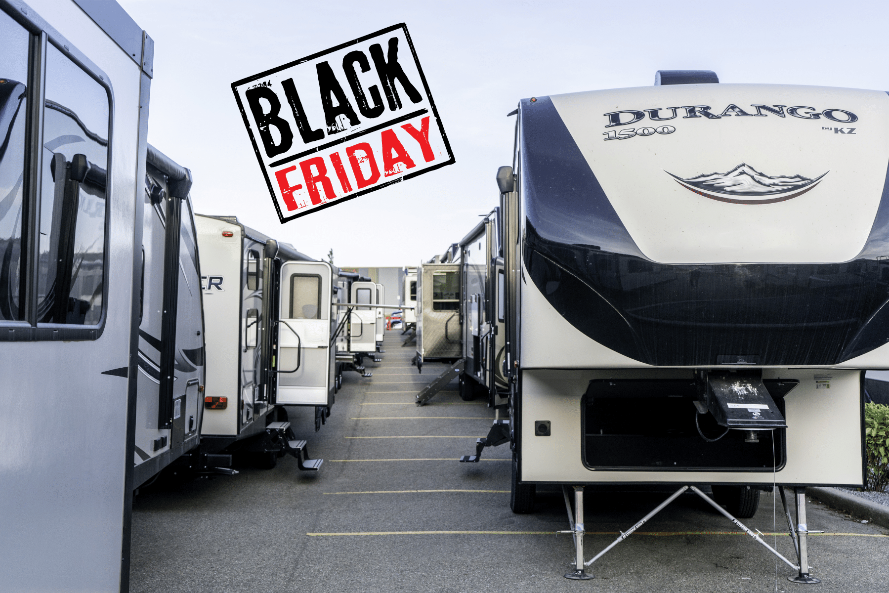 Campers on sale as part of RV Black Friday Deals