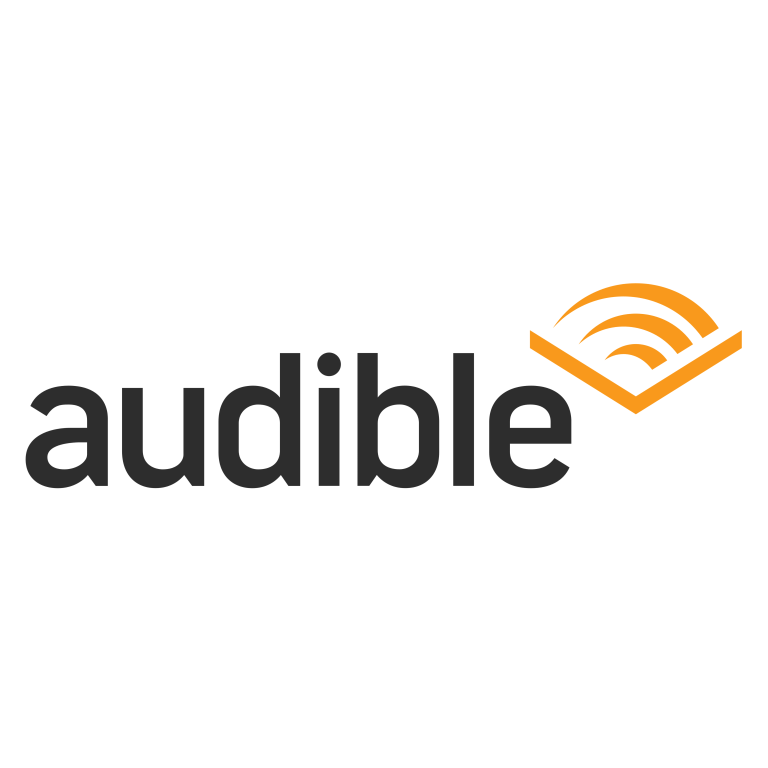 The logo for Audible, Amazon's audio book service