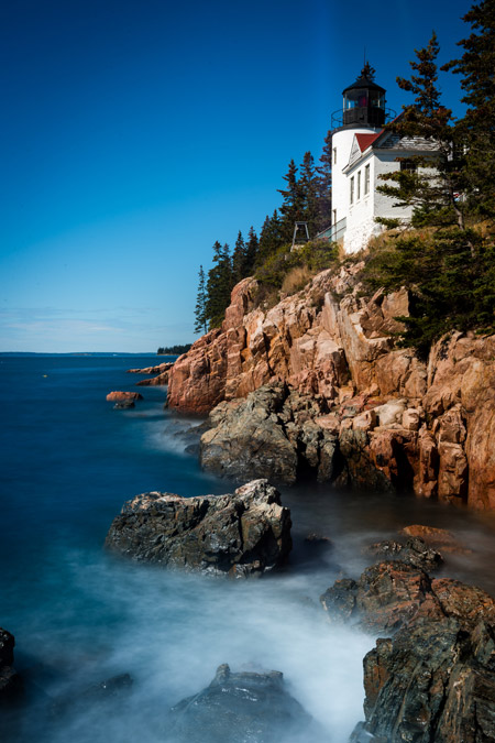 Acadia National Park's famous lighthouse