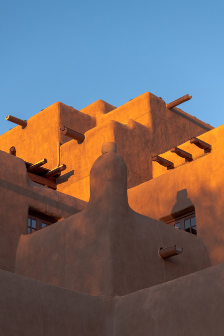 Adobe architecture in Santa Fe
