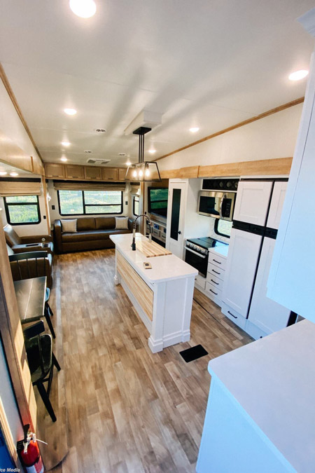 Interior of a Keystone Arcadia for sale on RVUSA