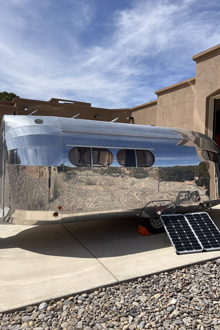 Exterior of a Bowlus Road Chief listed on RVUSA