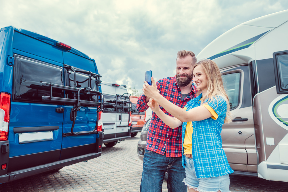 Selfie at an RV Show