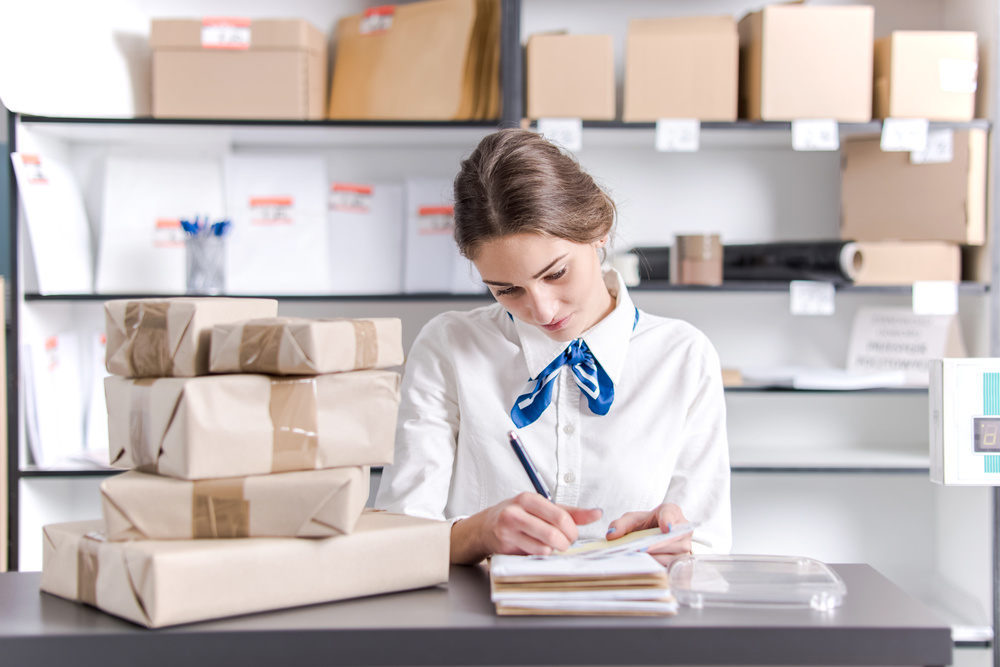 Mail sorting and scanning.