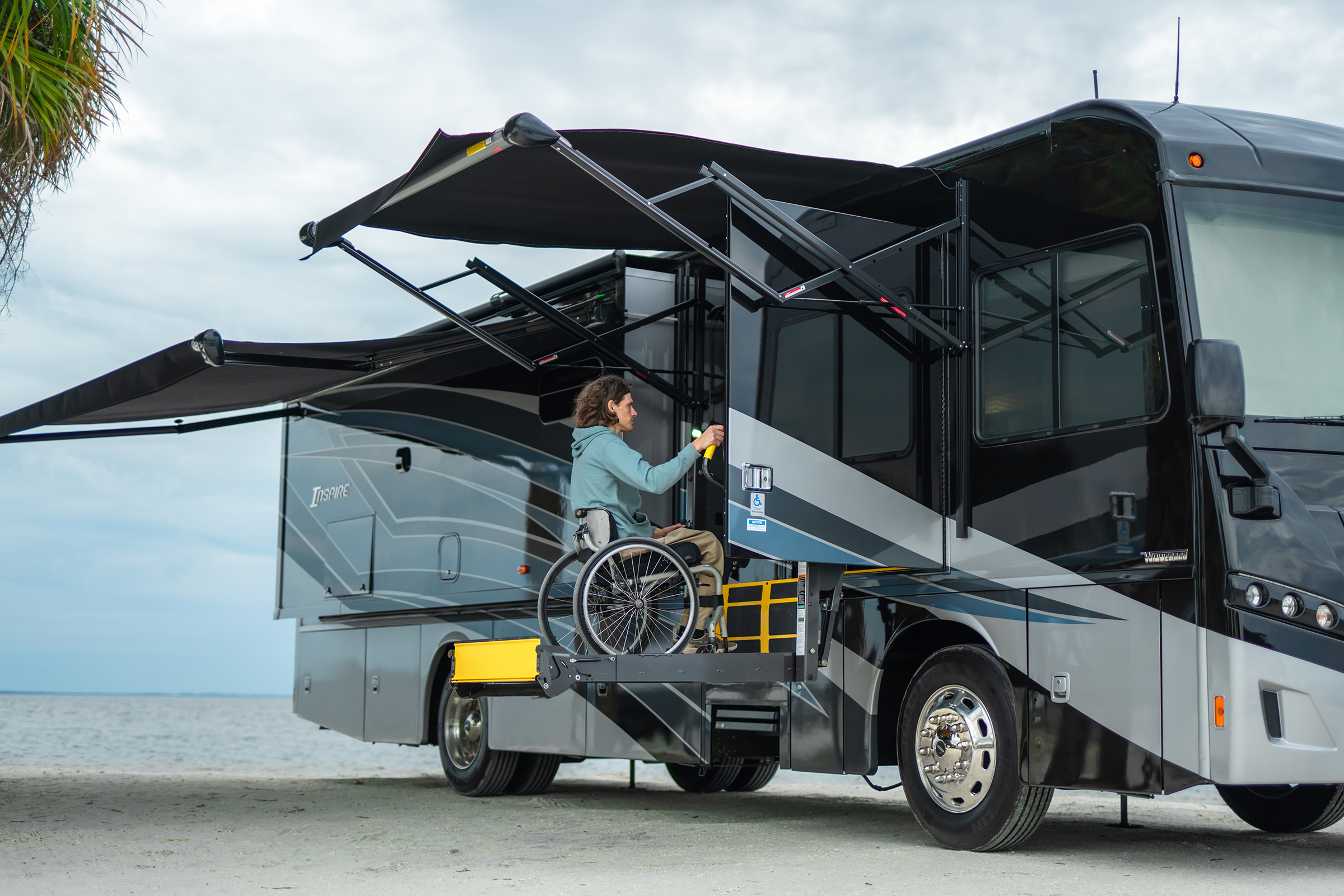 RV with wheelchair lift for sale-Winnebago Inspire